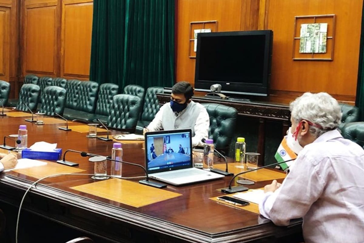 S Jaishankar spoke to Mohammad Haneef Atmar through video conference discuss coronavirus crisis