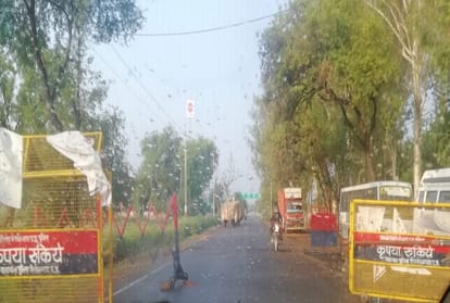 Lockdown Not Effects Morning Vehicles Run On Highway