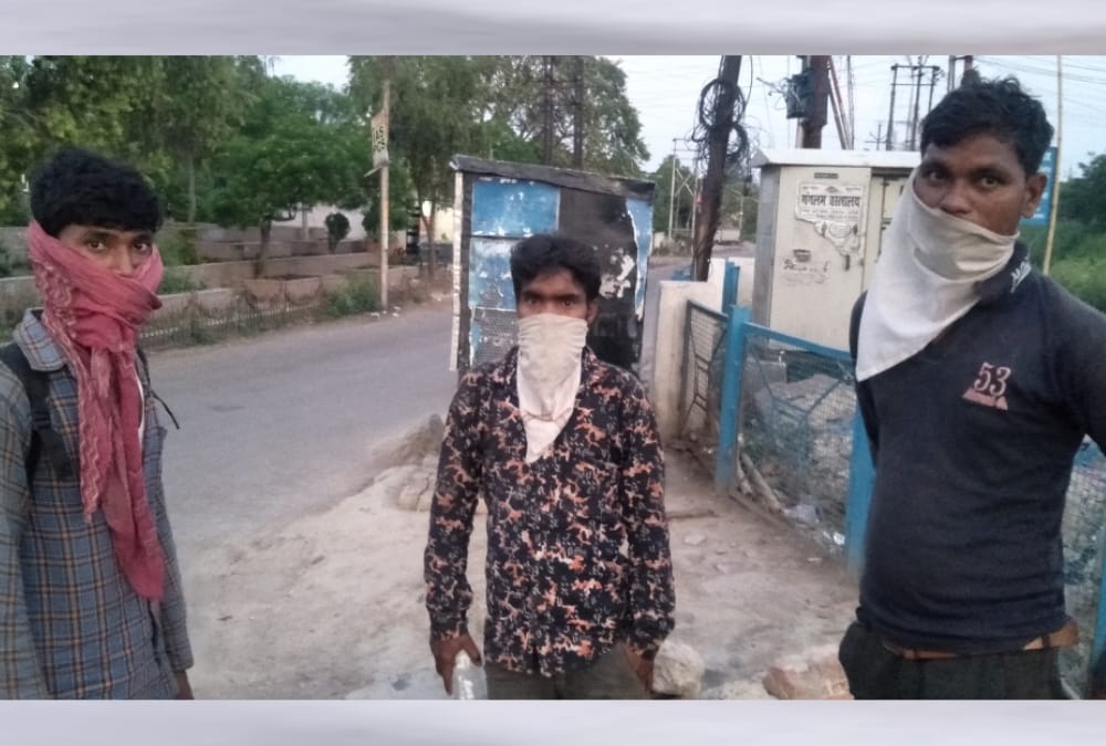labourers reached lucknow from patiala on foot in 12 days during lockdown