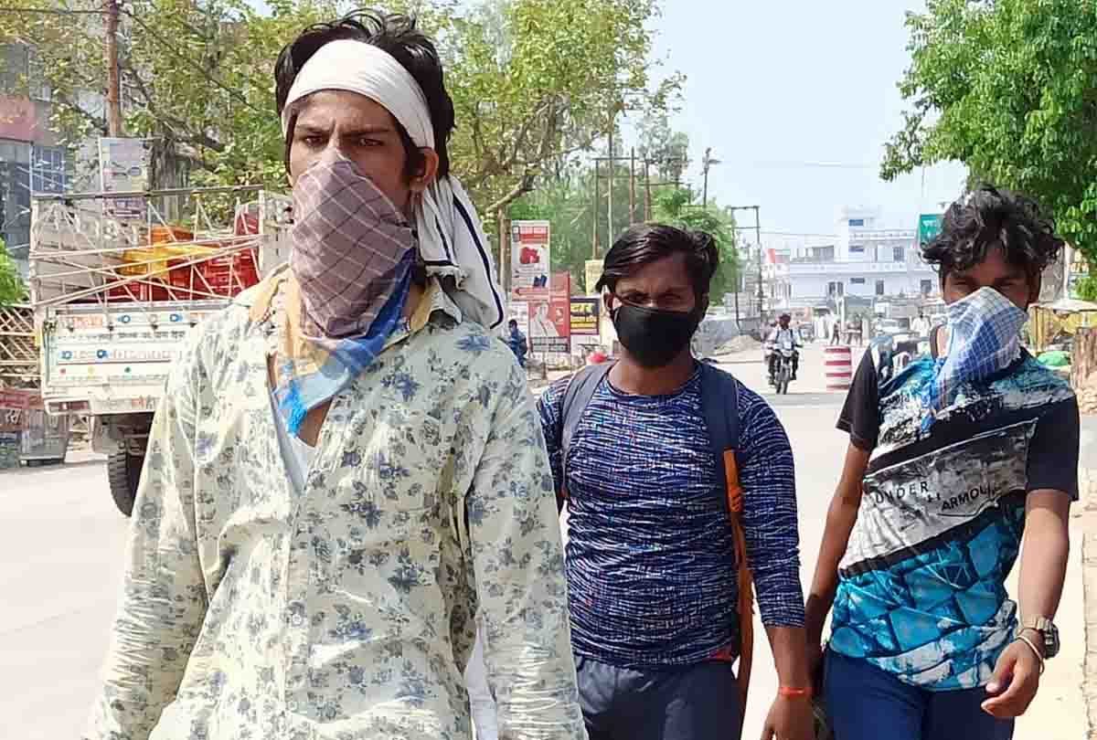 lockdown in kanpur : 1300 km distance from Hyderabad completed by walking  13 days