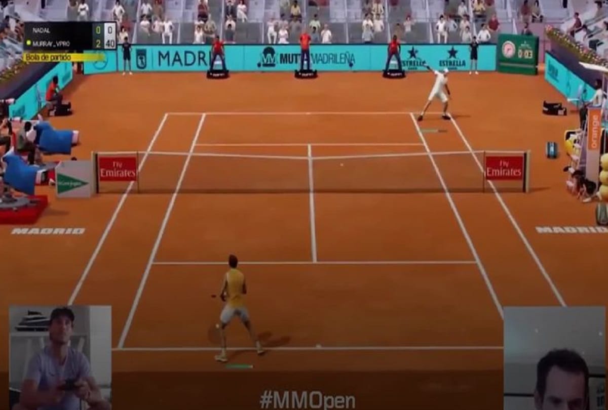 Rafael nadal withdraws from Madrid virtual pro charity match amid lockdown murray wins