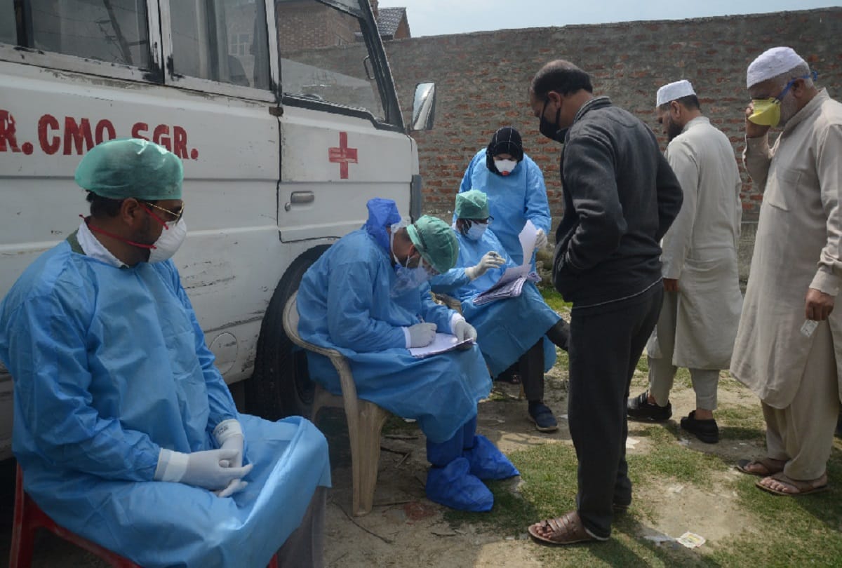 Eighty percent positive cases in six hotspot districts in the jammu kashmir
