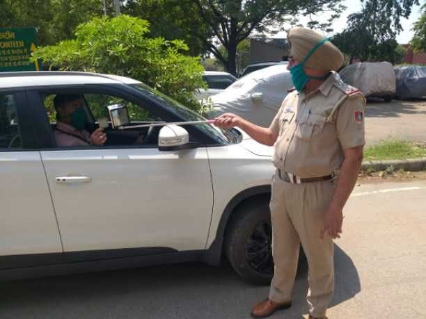 Now drivers' papers will be checked from a distance of 3 feet