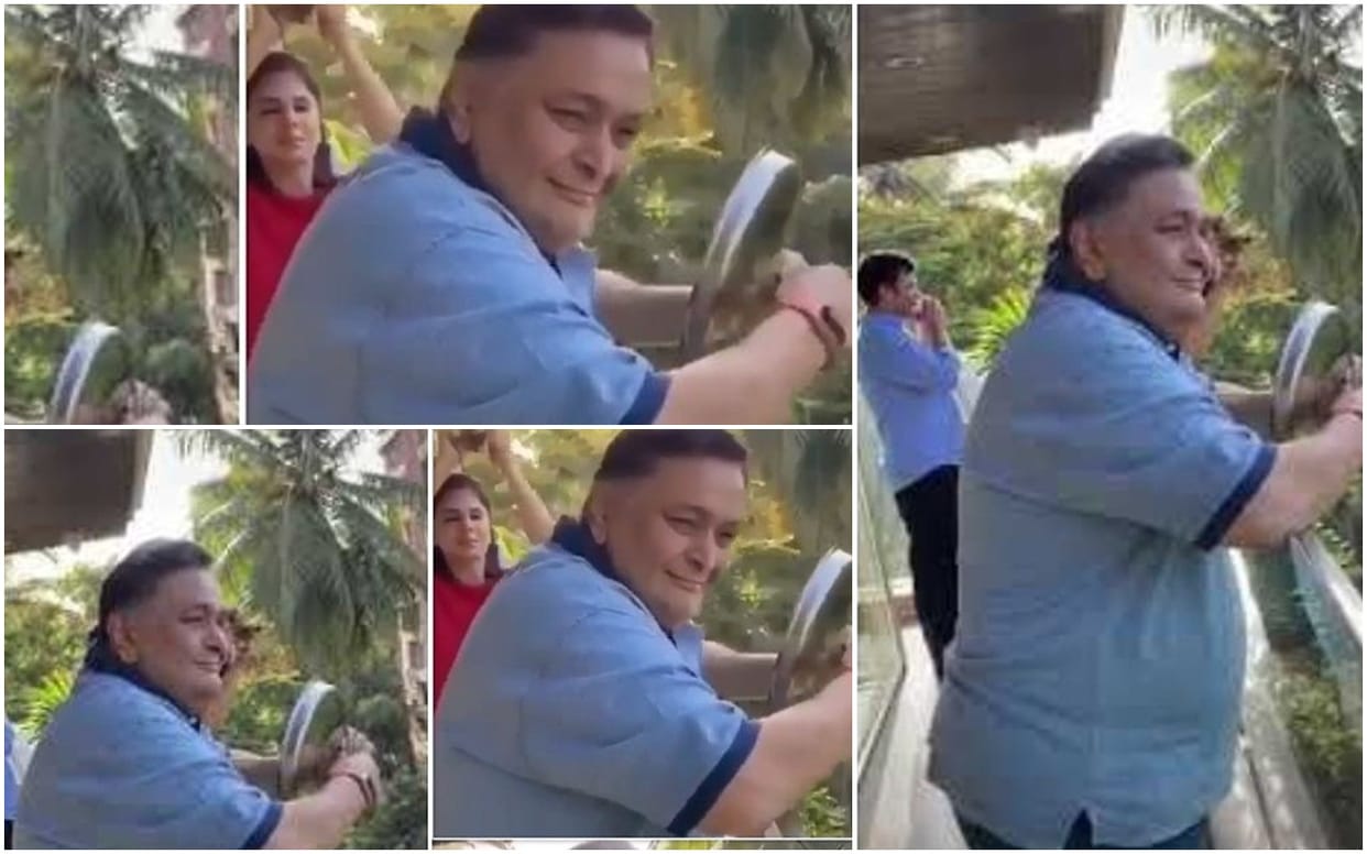 Rishi Kapoor Video goes viral when he bang thali Watch Here