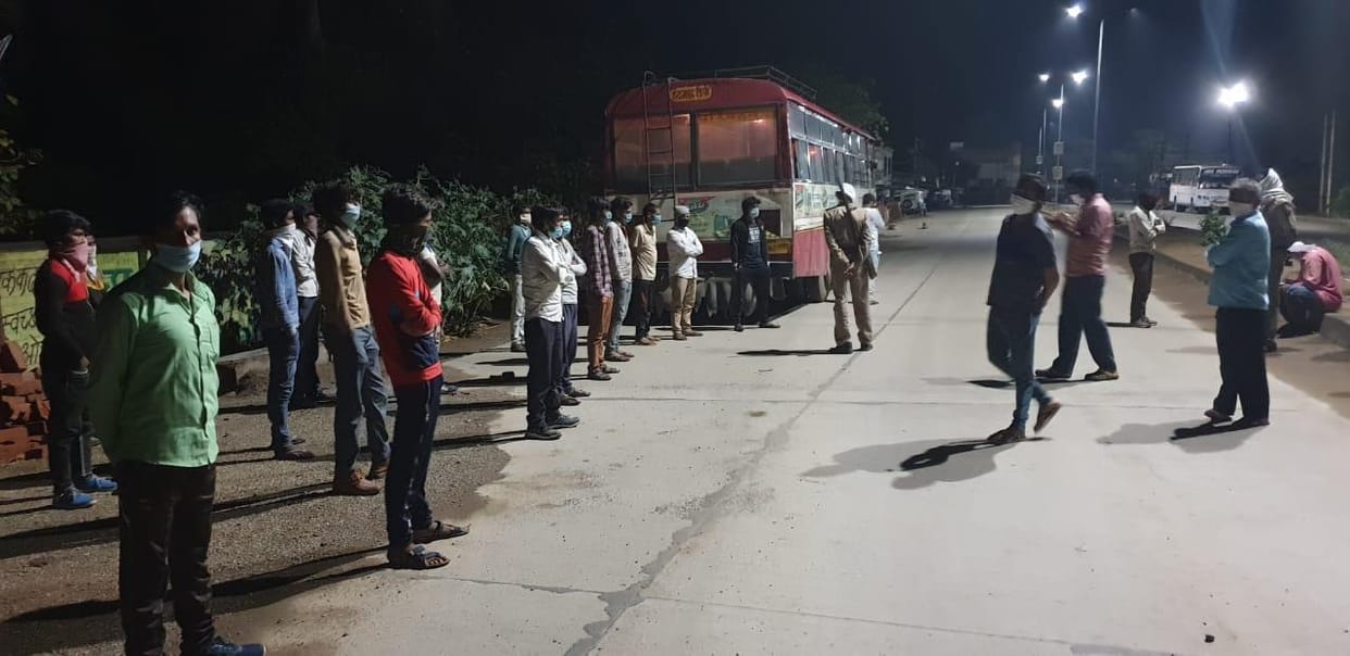 39 laborers of Madhya Pradesh sent home after investigation