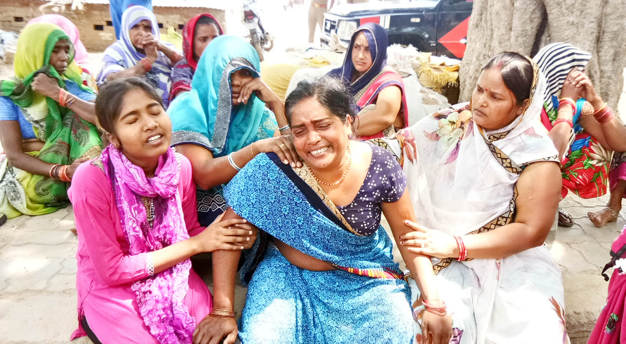 Suffering devastated woman left the world
