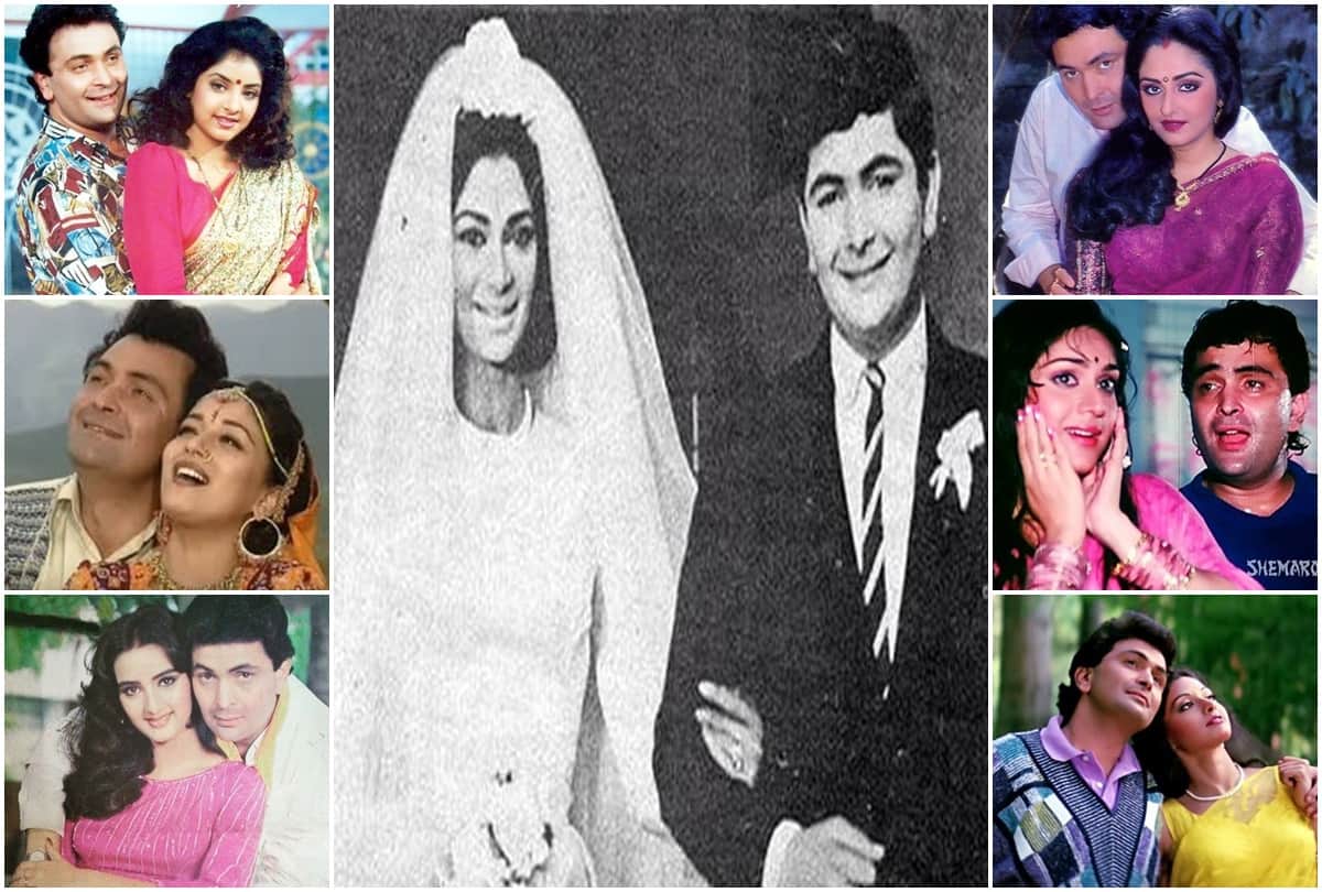 Rishi Kapoor Death Worked With All Era Top Actress Including Madhuri Dixit Jayaprada Simi Garewal Sridevi Meenakshi Sheshadri