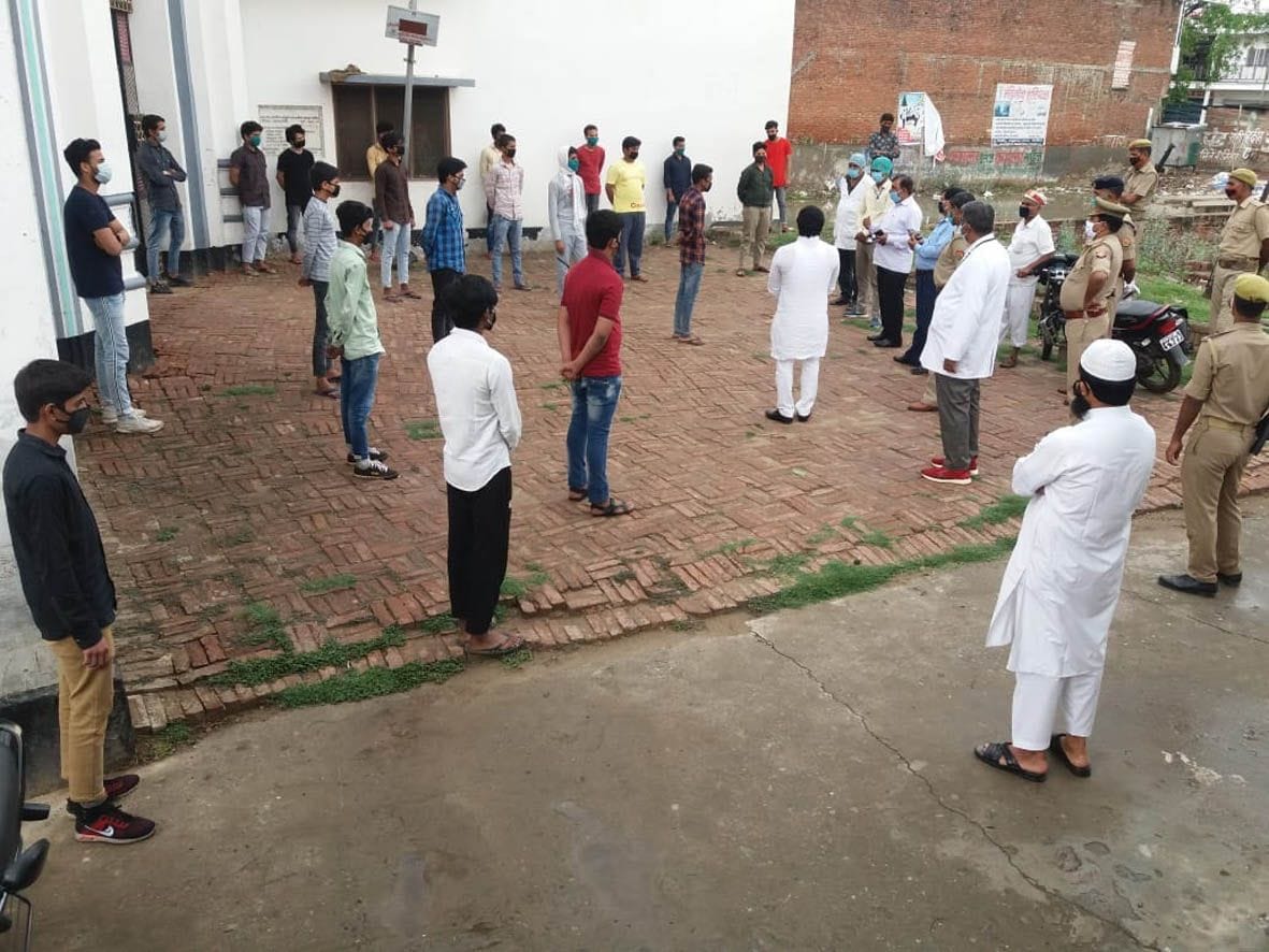 24 student arrived from aligarh