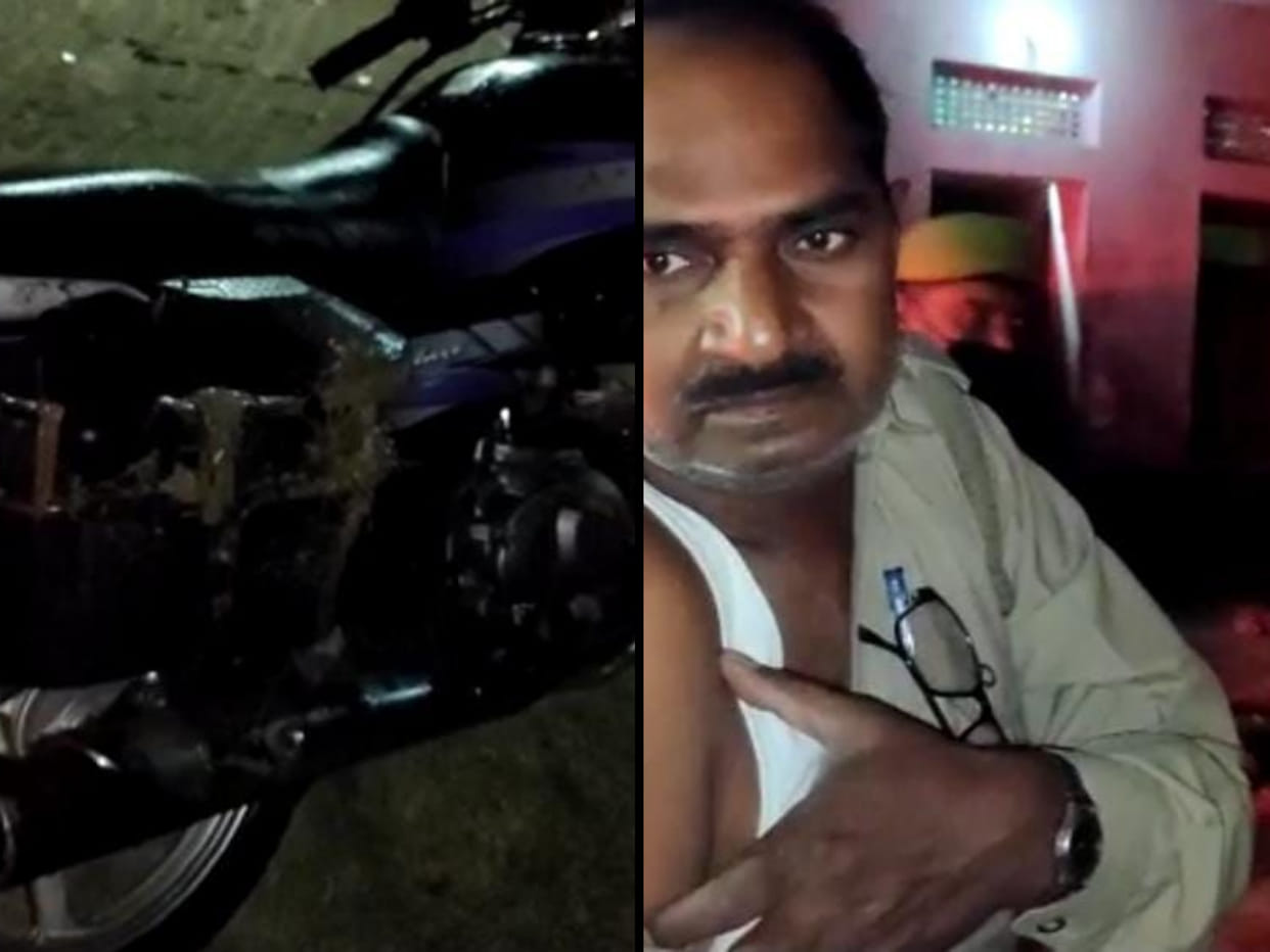 Laborers attacked gram pradhan house for not getting work under MNREGA