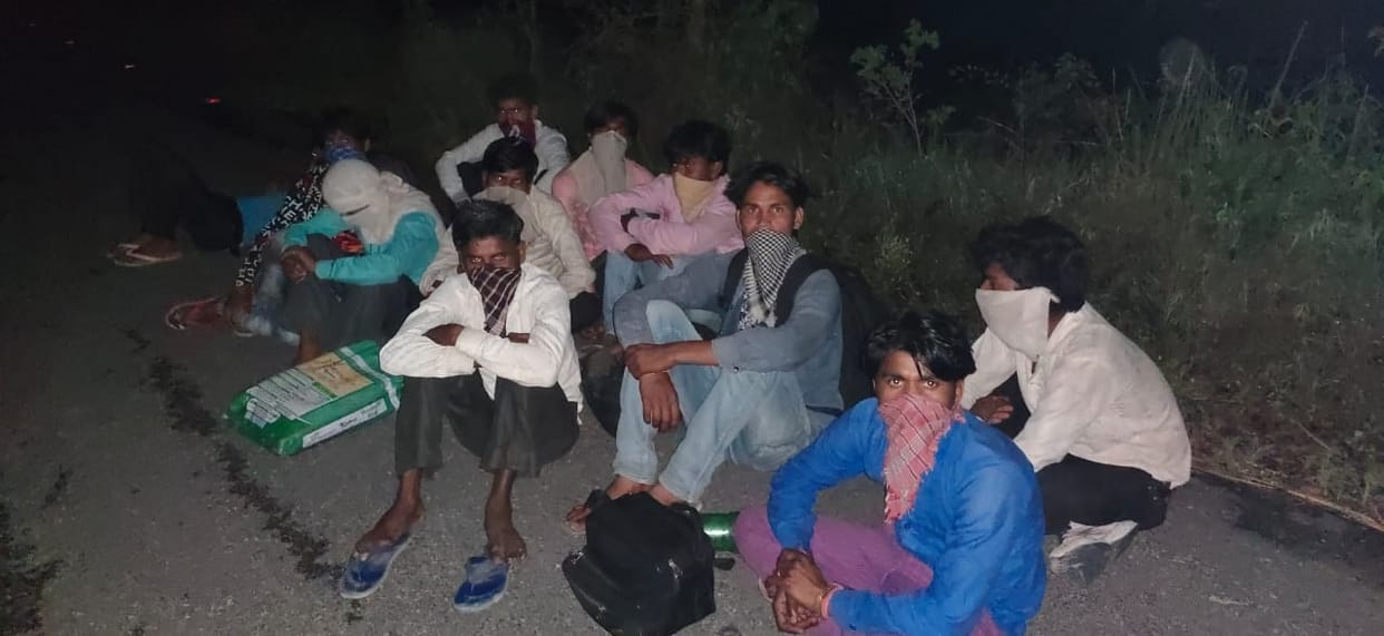 Workers reached Himat from Himachal on foot for three days