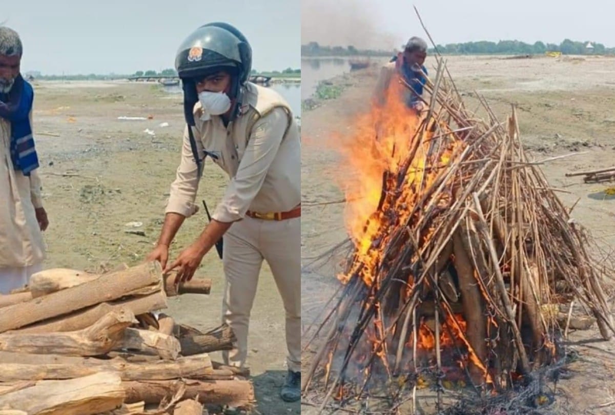 police cremated father of disabled daughter in mathura lockdown news