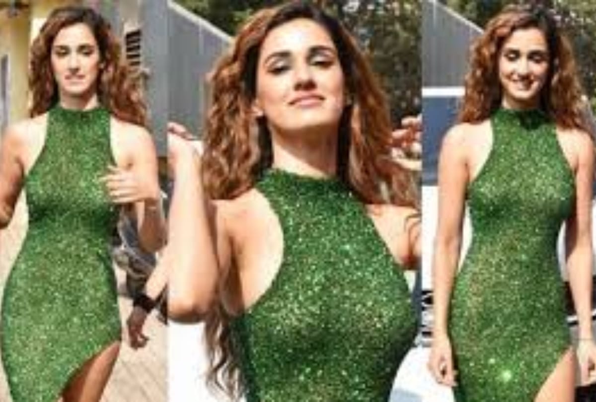 disha patani sizzles in short shimmery rose gold dress in throwback photo