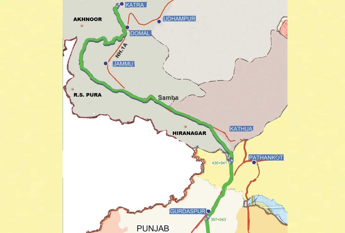 Delhi Katra Expressway will not pass through any big city in jammu, first phase work begins