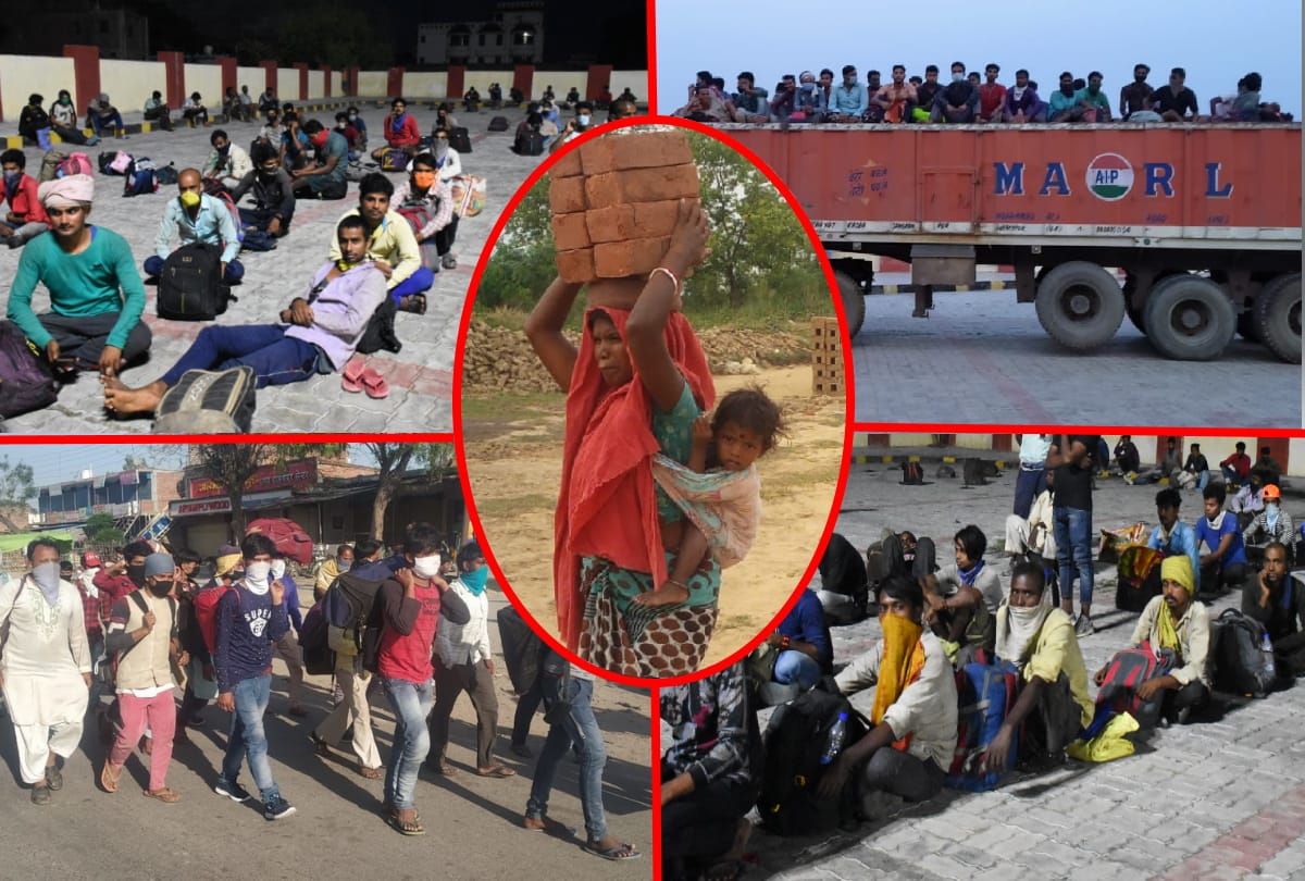 Labour day 2020 special story from gorakhpur