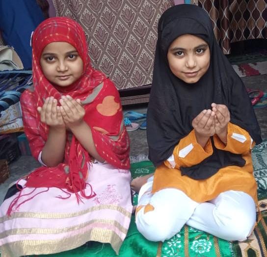 Prayer in homes on the first day of Ramadan
