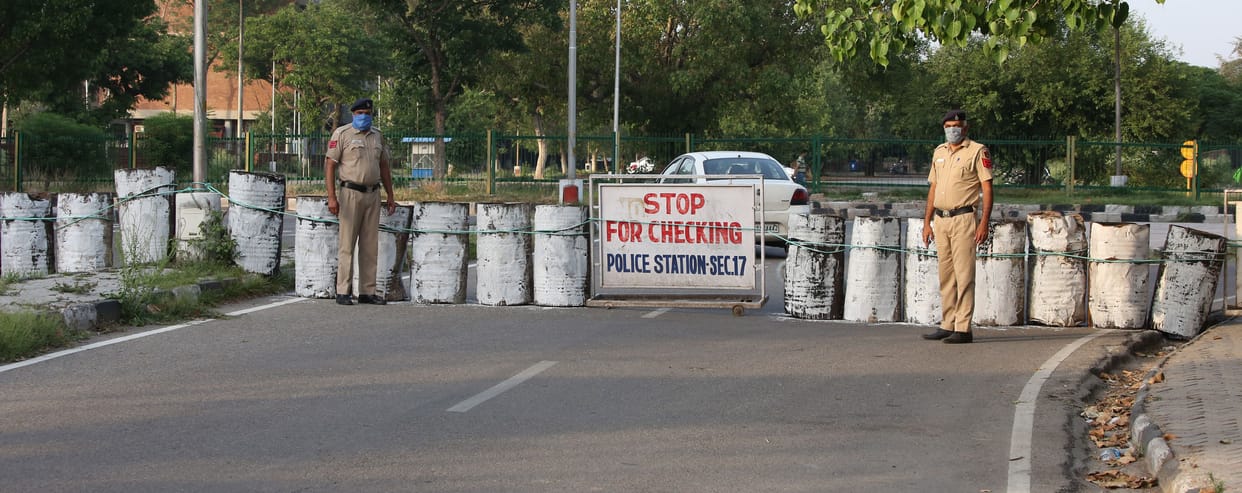RWA sealed area of Sector 22