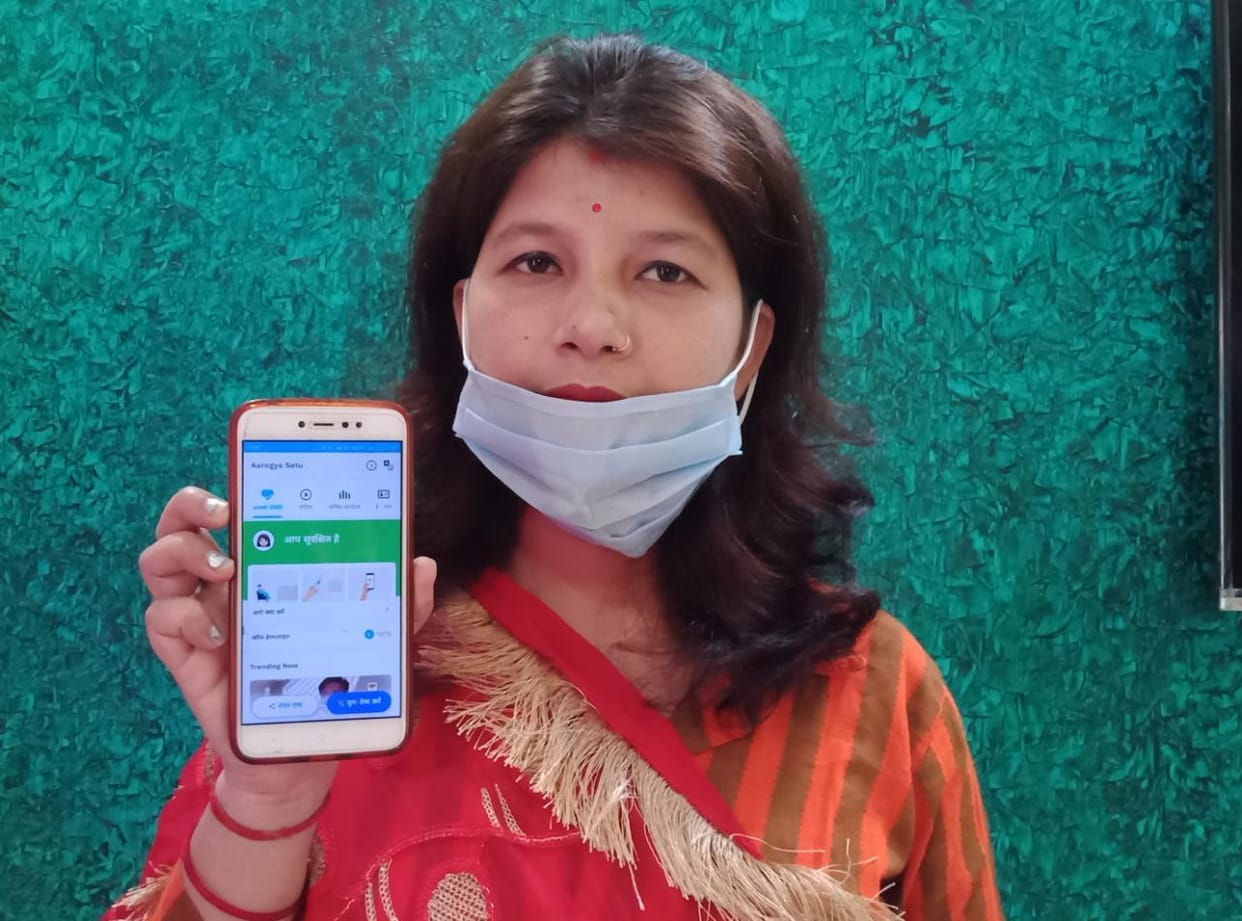 Only four percent of the people in the district run the Arogya Setu app