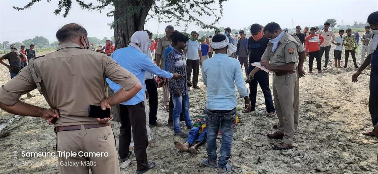 Hathras: Young man pruning tree branches dies due to current