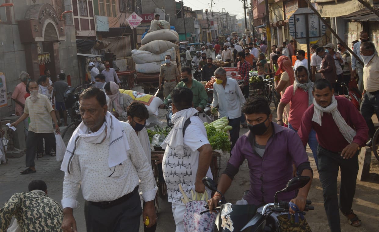 Hathras: Now designated firm for home delivery in second hotspot area Odhpura area