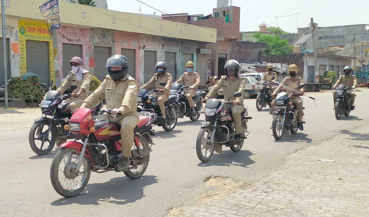 Police took out bike rally