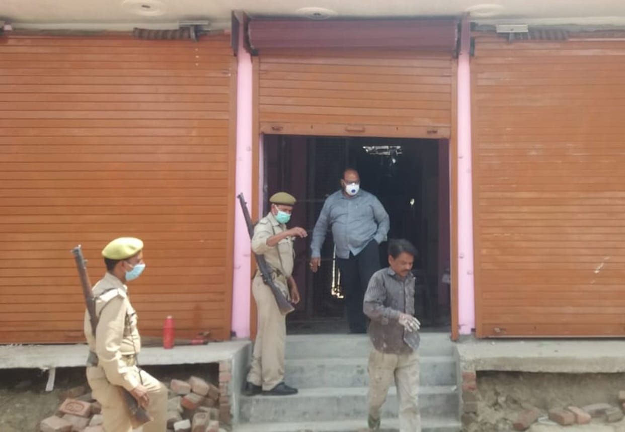 Market became on government land in lockdown