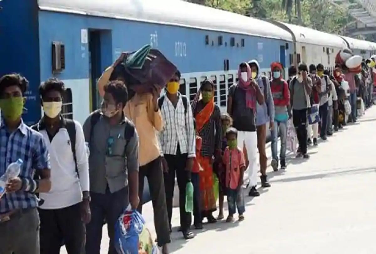 Maharashtra,Bhiwandi special train left for CM Yogi district Gorakhpur