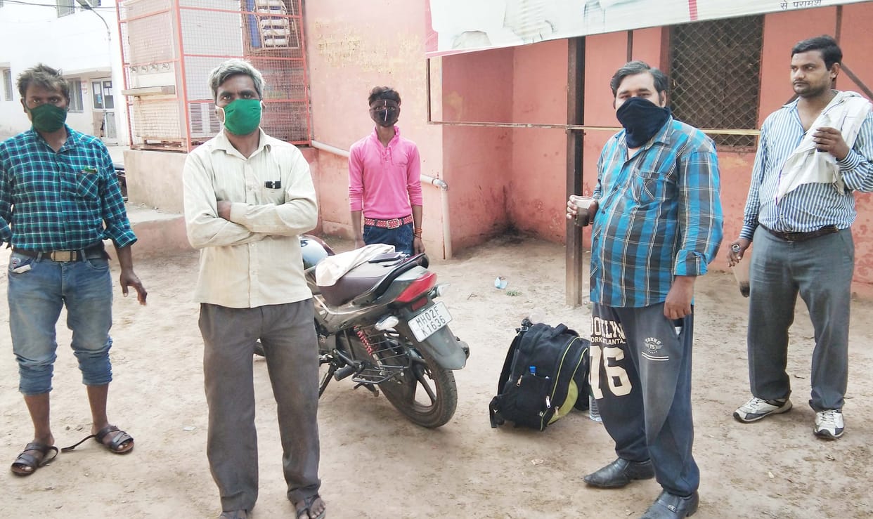 1400 km cycling home from Mumbai