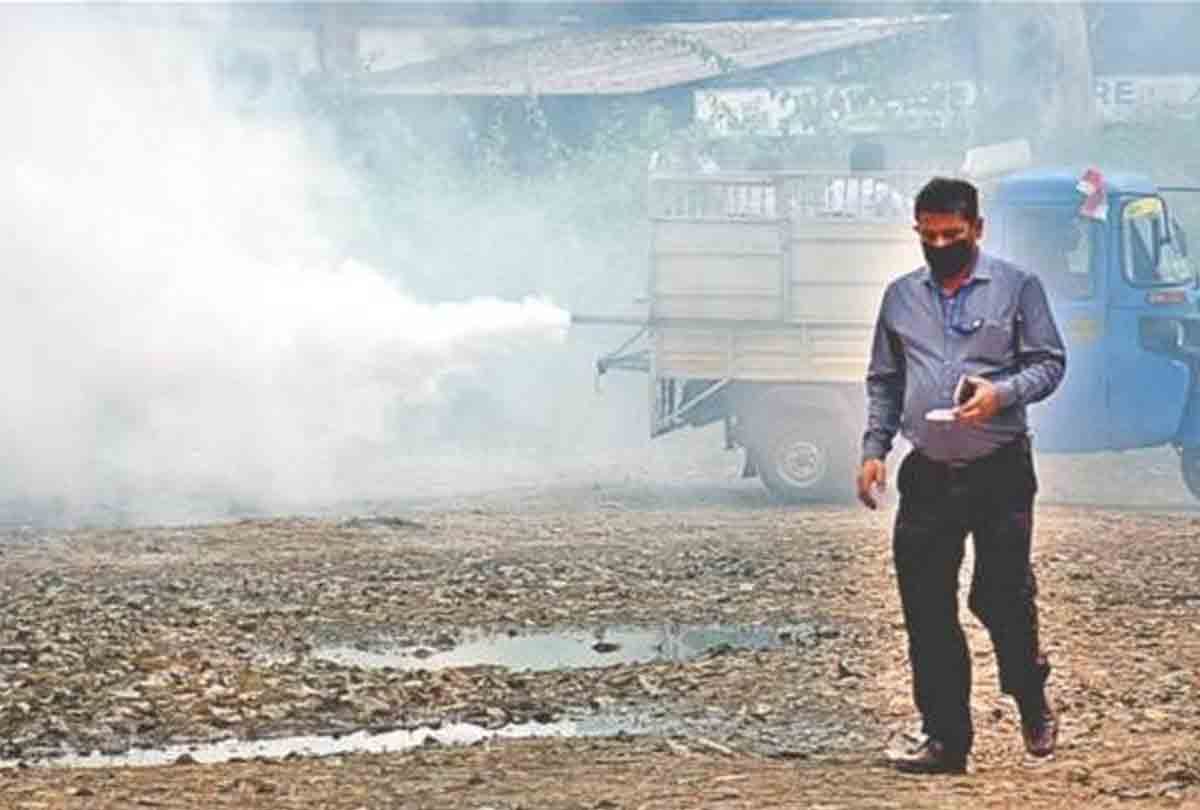 Coronavirus in Jammu Kashmir (J&K) news in Hindi, Sanitation is being done in Jammu city
