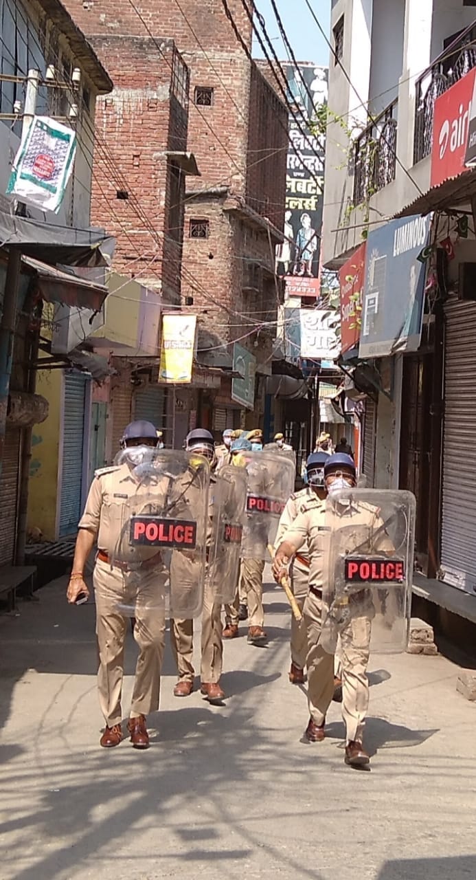 CO organized flag march in the city