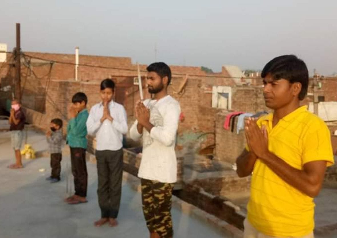 rss, sorya, namaskar, firozabad