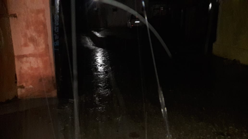 Light gul, wheat and mangoes damaged in strong storm and rain