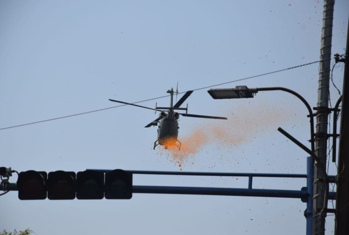 Indian Air Force Thank You To Warriors Fighting Against Coronavirus In Agra