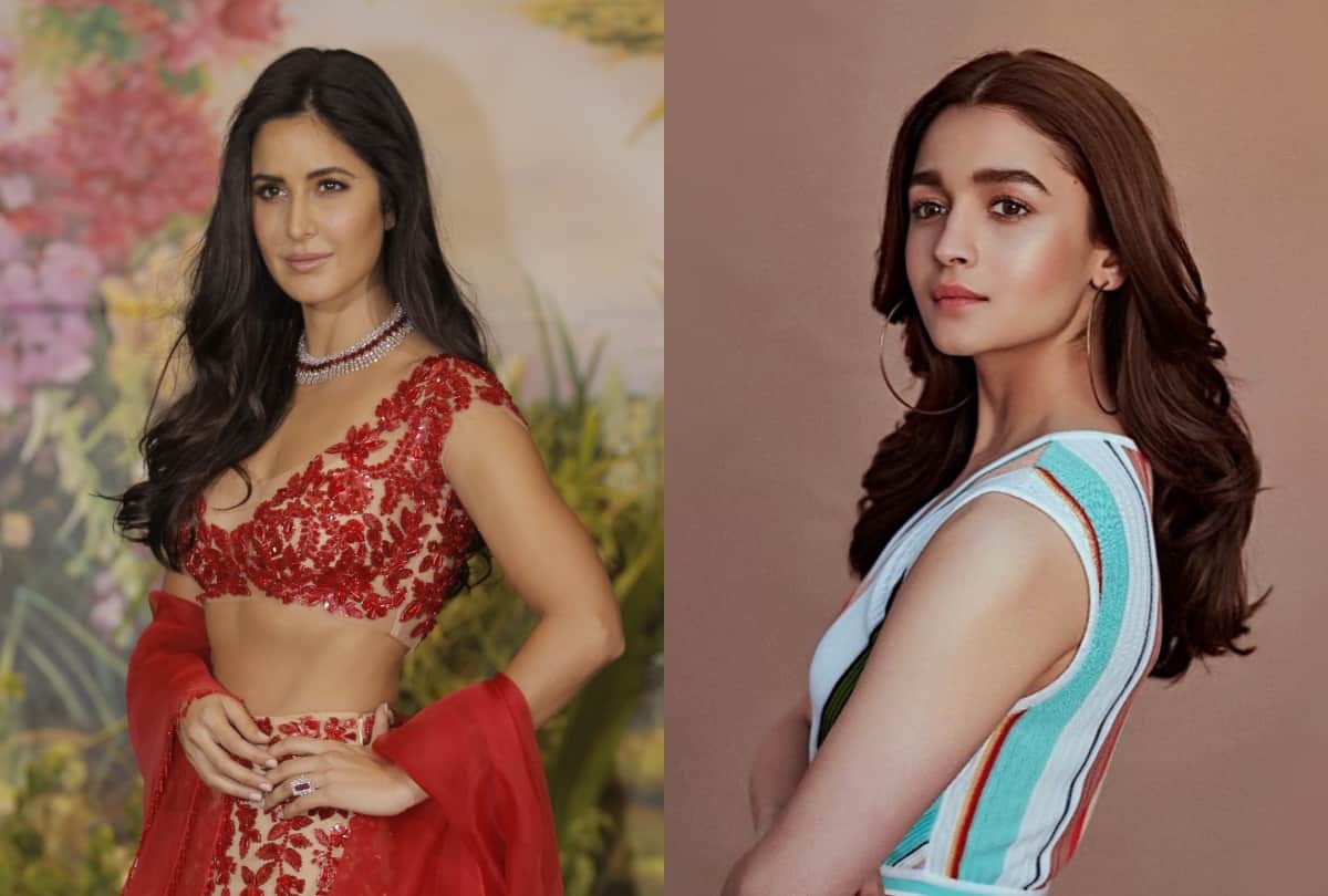 katrina kaif and alia bhatt wore same manish malhotra palazzo saree see picture
