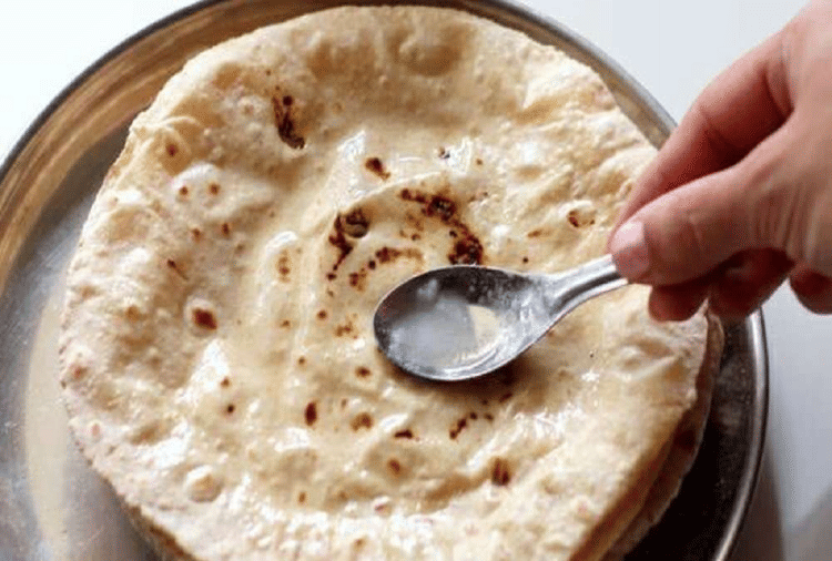 Health Benefits Of Ghee With Roti For Reduce Obesity Home Remedies