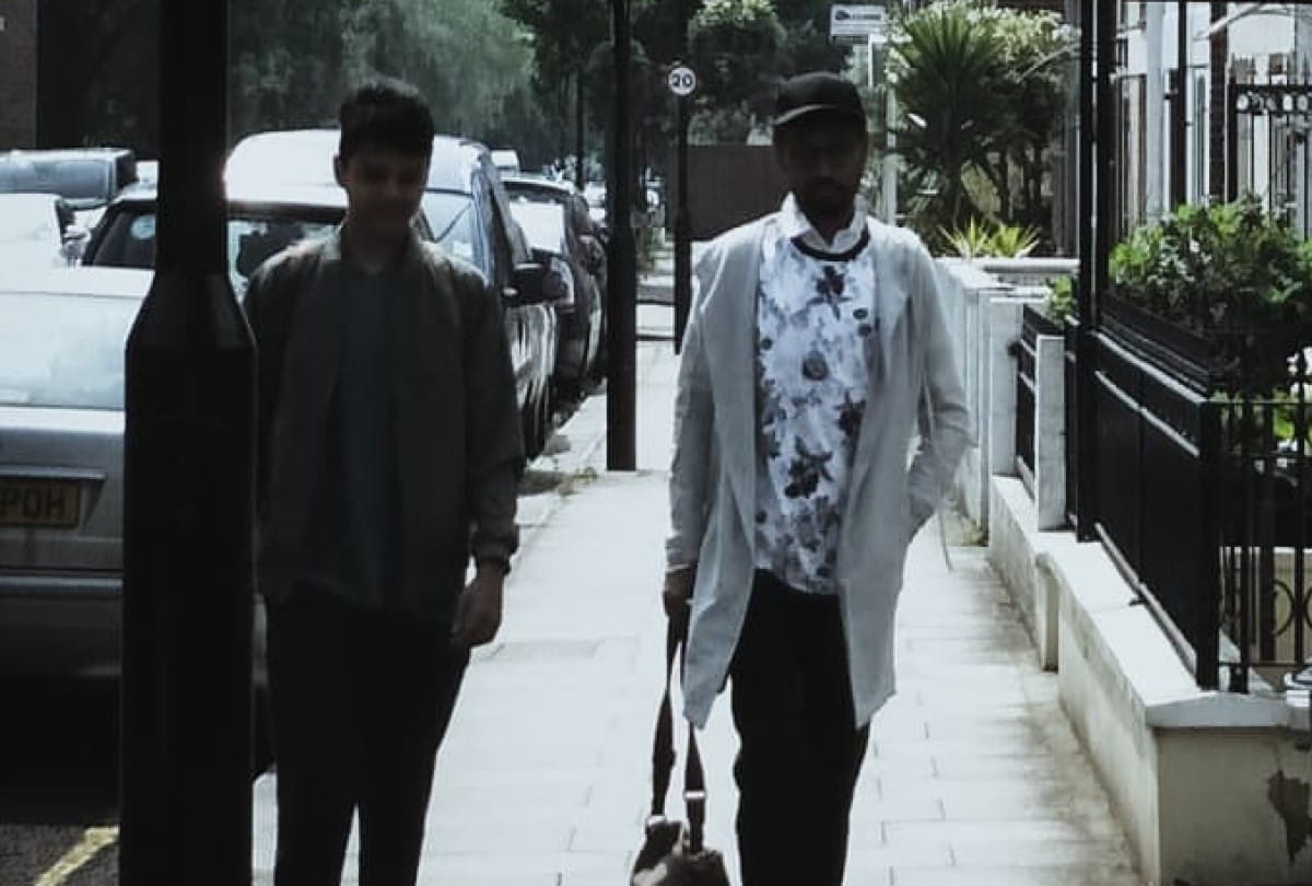 irrfan khan son ayaan khan share picture with his father