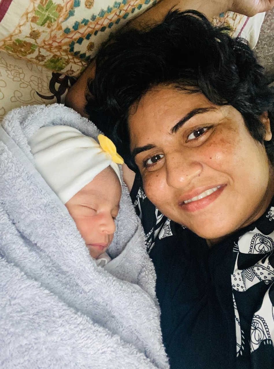 India's first Arjun Awardee woman wrestler Geetika Jakhar gets daughter