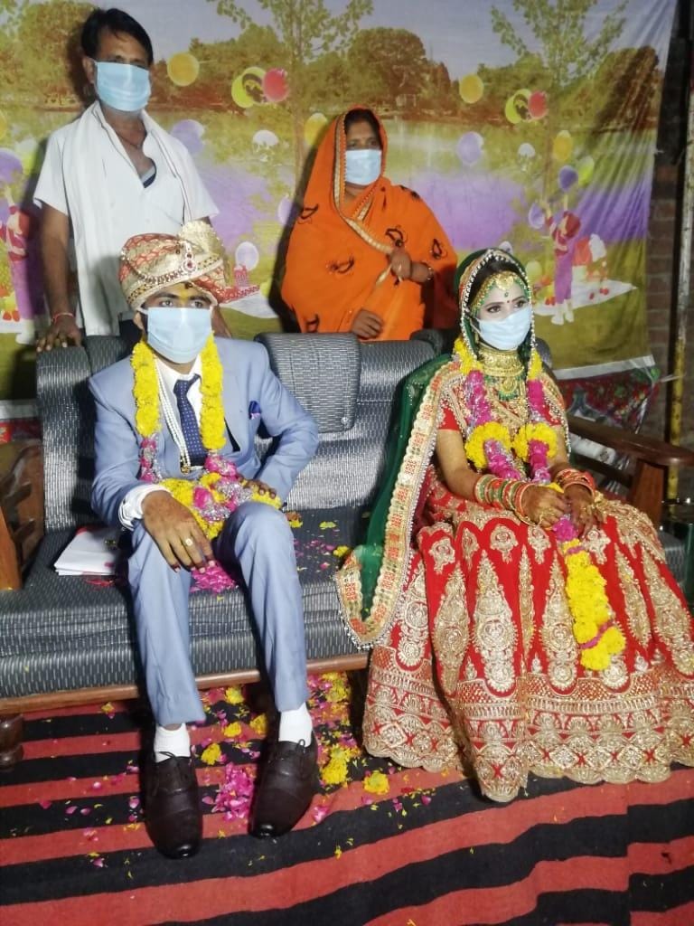 Married following social distance