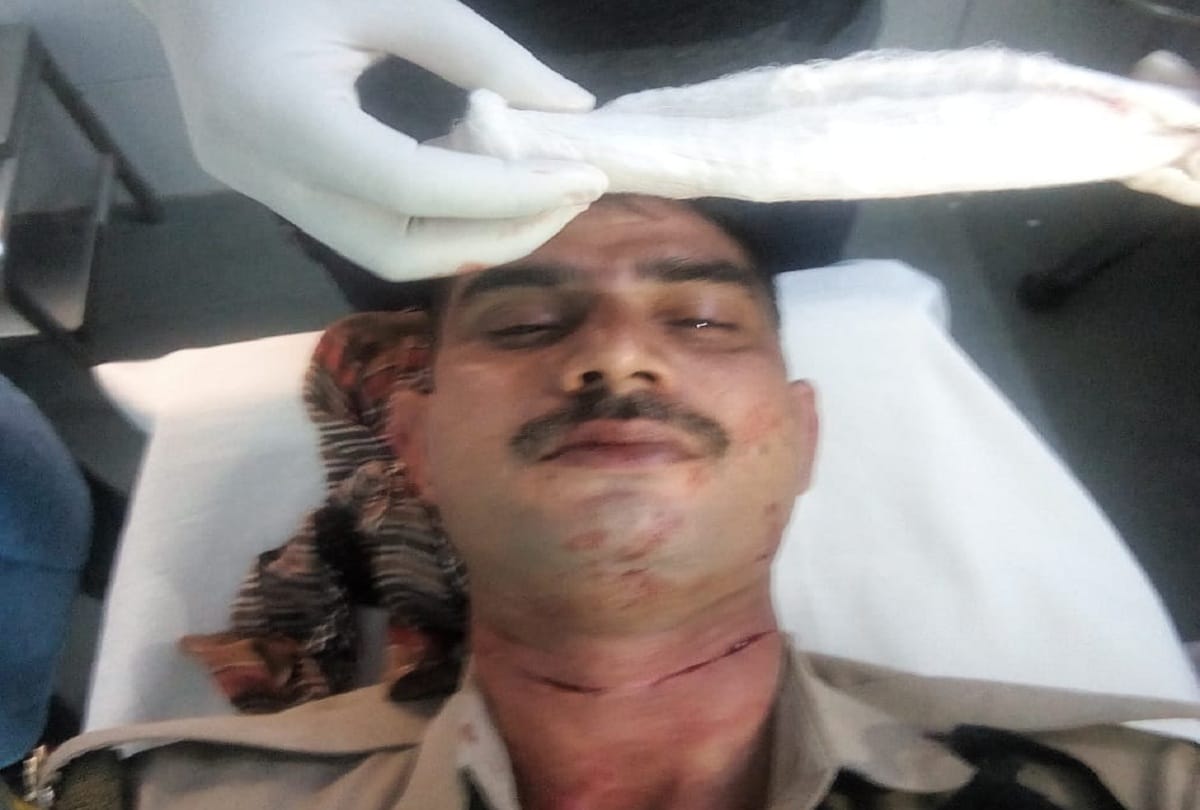 PAC jawan neck cut off By Manjha in Bareilly