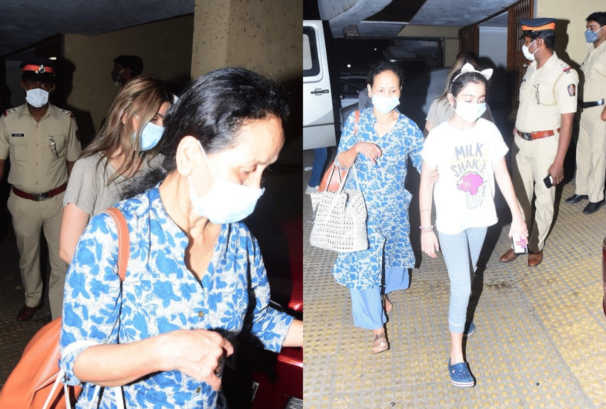 rishi kapoor daughter Riddhima Kapoor Sahani reached mumbai after death of her father by road from delhi