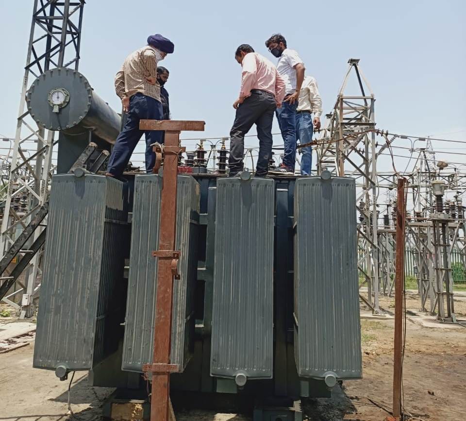 10 MVA transformer burnt in testing