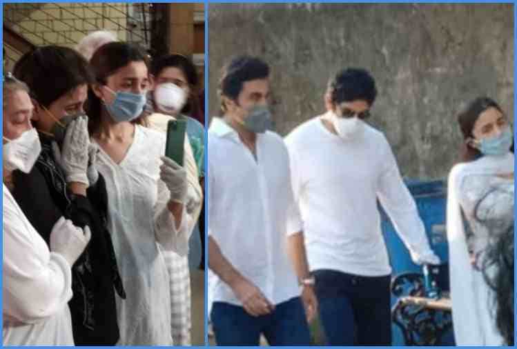 rishi kapoor death alia bhatt always with ranbir kapoor and neetu kapoor