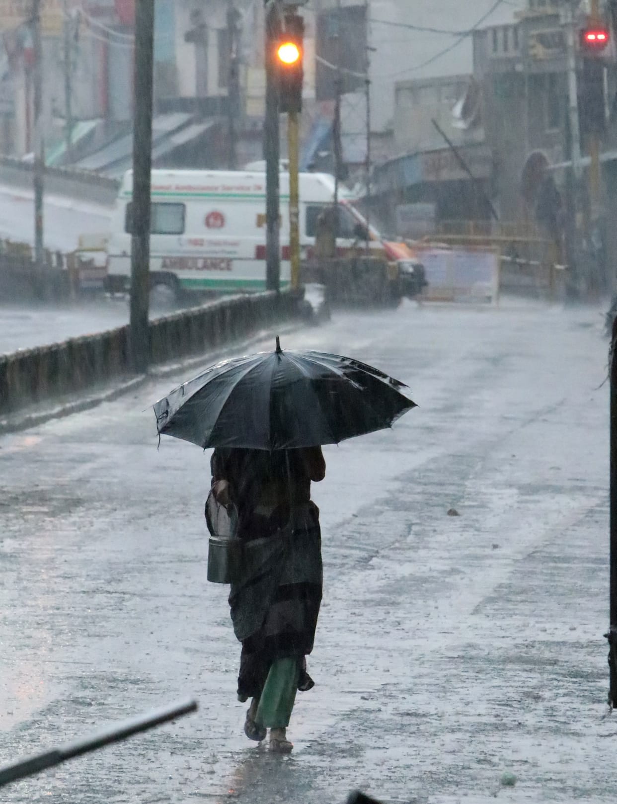 Rain in Aligarh