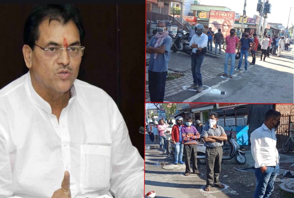 Lockdown 3.0 Wine Shop Open in Uttarakhand: Assembly Speaker Shocked to see Public long line for Alcohol