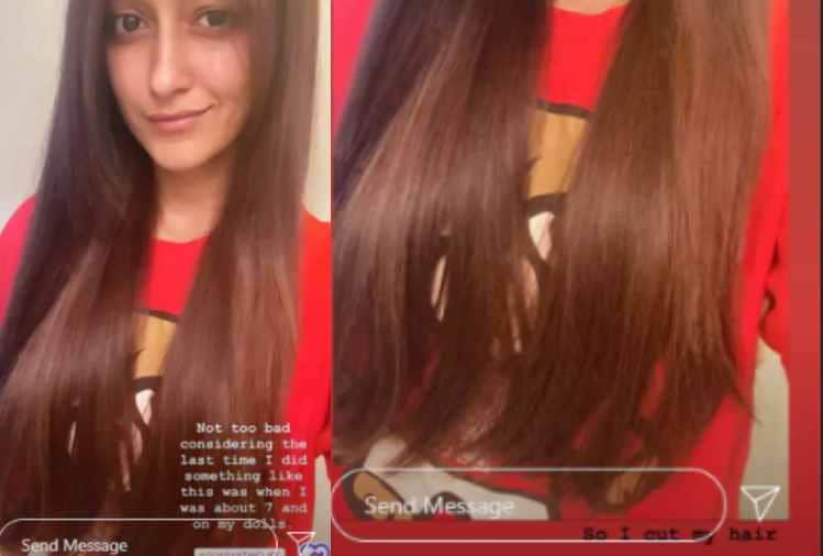 Ileana D'cruz cut her hairs during lockdown here photos