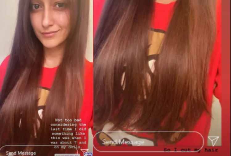Ileana D'cruz cut her hairs during lockdown here photos