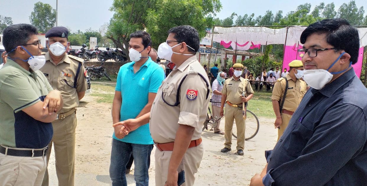 DM and SP inspected medical camp