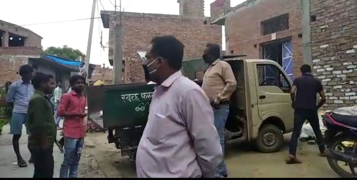 The garbage of the municipality reached ration by car, not even the social distance