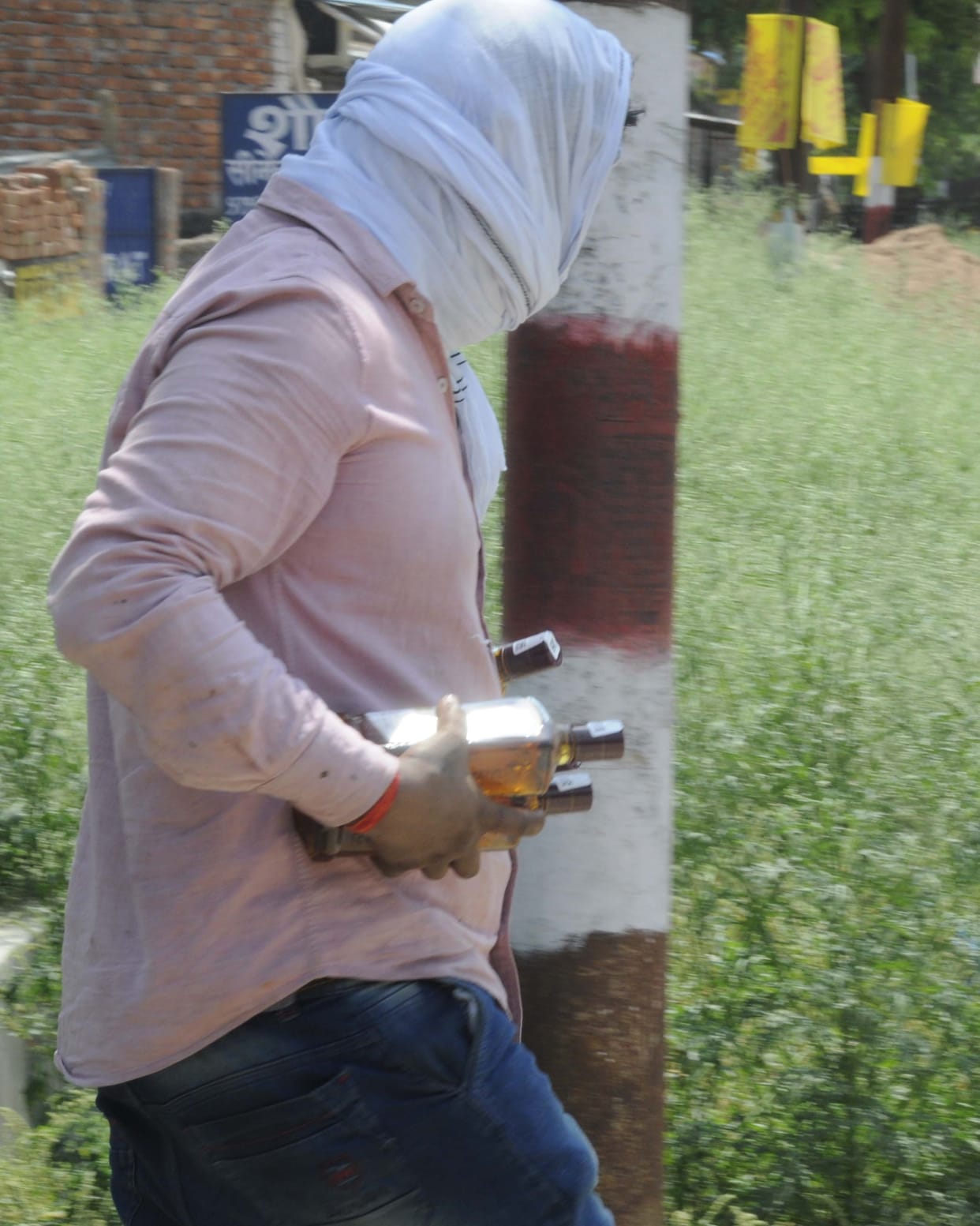 Excise department started monitoring, so mafia is adopting this method to hide illegal alcohol in Meerut
