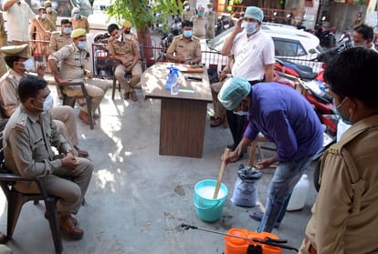 Many policemen also came in contact with Corona infected engineer, stir