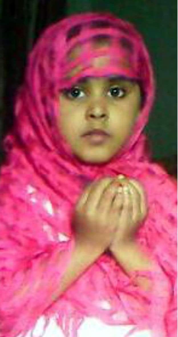 In Ramadan or Ramazan Eight year old aksha is also fasting